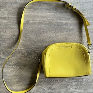 Marc Jacobs Playback Leather Crossbody Bag in Daisy Yellow